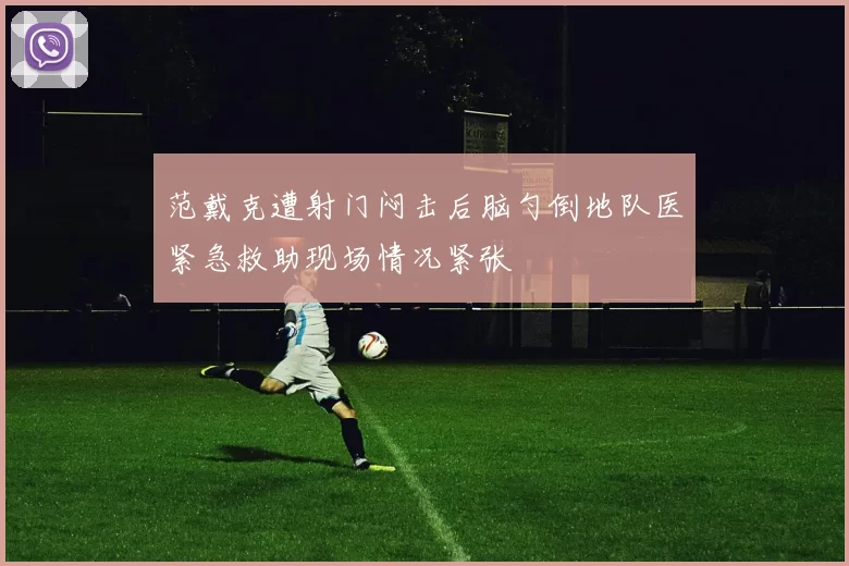 范戴克遭射门闷击后脑勺倒地队医紧急救助现场情况紧张
